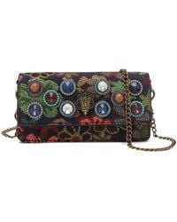 Kurt Geiger - Shoreditch Floral-Jacquard Long Crossbody Bag - Lyst