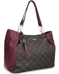 Liu Jo - Medium Monogram-Pattern Tote Bag - Lyst