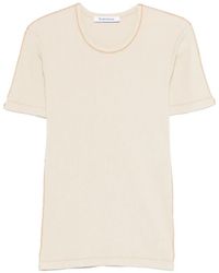 Etudes Studio - Rib Trim T-Shirt - Lyst