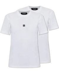 DSquared² - Just Right Fit T-Shirt Twin-Pack - Lyst