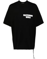 MASTERMIND WORLD - Spray-Paint Effect T-Shirt - Lyst
