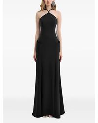 Gemy Maalouf - Halter-Neck Structured-Hip Dress - Lyst
