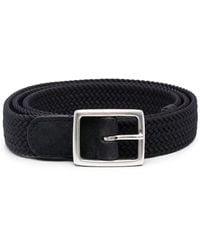 Dell'Oglio - Braided Suede-Trim Belt - Lyst