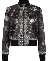 Philipp Plein - Zodiac Satin Bomber Jacket - Lyst