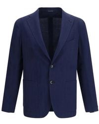 Tagliatore - Herringbone-Pattern Blazer - Lyst