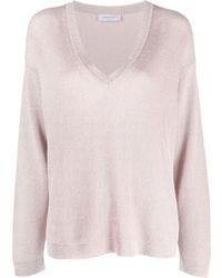 Fabiana Filippi - Jersey con detalle de purpurina y cuello en V - Lyst