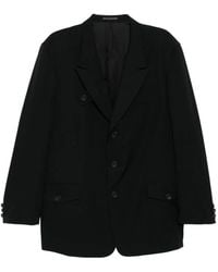 Yohji Yamamoto - Wool Gabardine Blazer - Lyst