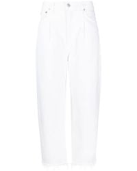 Agolde - Dagna Pleated Wide-leg Jeans - Lyst