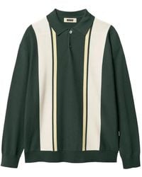 Woodbird - Dom Gran Striped Long-Sleeve Polo Shirt - Lyst