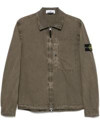 Stone Island - Compass-Badge Overshirt - Lyst