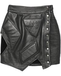 MITILIANE COUTURE - Geometric-Panelled Mini Skirt - Lyst