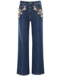 Cinq À Sept - Cami Hose mit Kristallen - Lyst