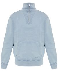 A.P.C. - Half-Zip Cotton Sweatshirt - Lyst