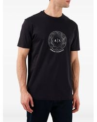 ARMANI EXCHANGE - Logo-Print T-Shirt - Lyst