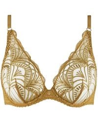 Aubade - Vibes Flower-Embroidered Triangle Bra - Lyst