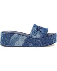 Fendi - Sunshine Platform Sandals - Lyst