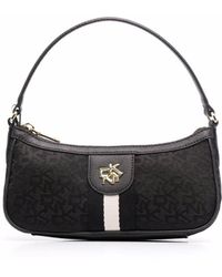 DKNY Pochette mit Logo Modell 'Carol' (schwarz) online kaufen