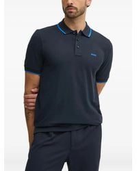 BOSS - Parlay 190 Buttoned Polo Shirt - Lyst