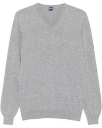 Fedeli - V-Neck Cashmere Sweater - Lyst