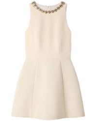Sandro - Mini Dress With Jewel Detail - Lyst