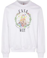 CASABLANCA - Casa way Sweatshirt aus Jersey - Lyst