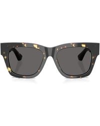 Burberry - Tortoiseshell-Pattern Square-Frame Sunglasses - Lyst
