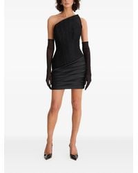 MOOS STUDIO - Nightfall Muse Lace Mini Dress - Lyst