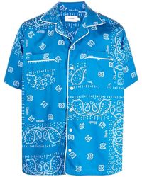Rhude - Bandana-Print Short-Sleeved Shirt - Lyst