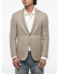 Corneliani - Gate Check Blazer - Lyst