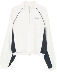 Rhude - Ramona Panelled Zip-Up Jacket - Lyst