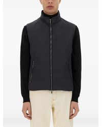 Moorer - Senio-Skt Zip-Up Gilet - Lyst
