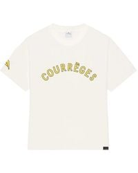 Courreges - Logo-Print T-Shirt - Lyst