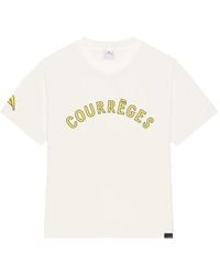 Courreges - Logo-Print T-Shirt - Lyst