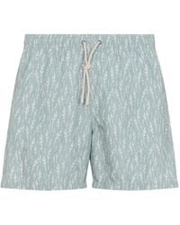 Canali - Drawstring Swim Shorts - Lyst