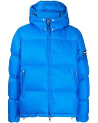 White/space - Logo-Patch Hooded Padded Jacket - Lyst