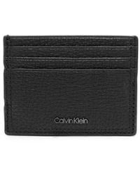 Calvin Klein - Minimalism Leather Cardholder - Lyst