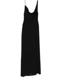 Amiri - Cowl-Neck Slit Maxi Dress - Lyst