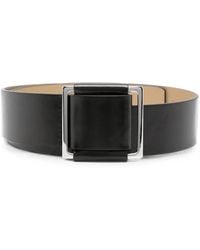 D.exterior - Square-Buckle Leather Belt - Lyst