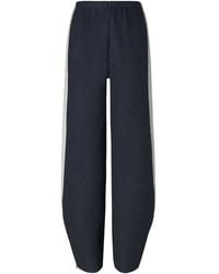Tory Burch - Stripe Japanese Jersey Sweatpant - Lyst