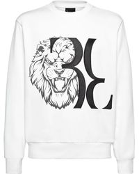Billionaire - Sweatshirt mit Löwen-Print - Lyst