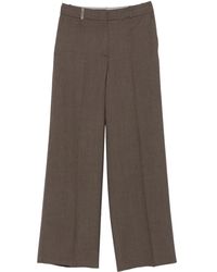 Peserico - Broek Met Wijde Pijpen - Lyst