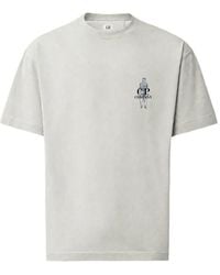 C.P. Company - 30/1 Jersey Short Sleeve Comfort Logo T-Shirt - Lyst