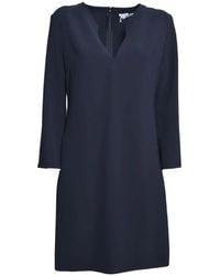 Aspesi - Mini-Jurk Met V-Hals - Lyst