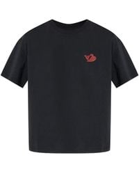 Emporio Armani - Logo-Detail T-Shirt - Lyst