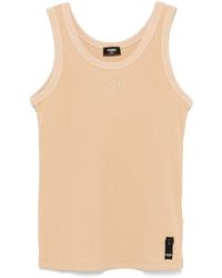Fendi - Logo-Embroidered Tank Top - Lyst