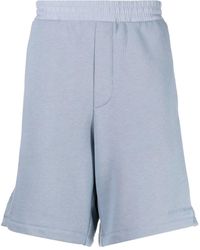 Emporio Armani - Elasticated-waist Bermuda Shorts - Lyst