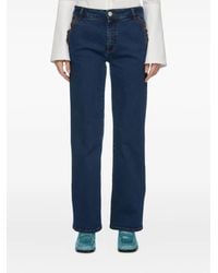 Vivetta - Embroidery Regular Jeans - Lyst
