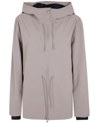 Rains - Drawstring Hooded Coat - Lyst