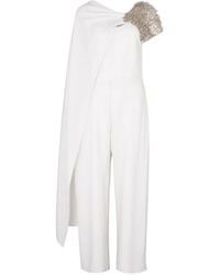 Loodyana - Sequin-Embellished Draped Jumpsuit - Lyst