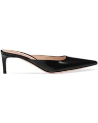 Gianvito Rossi - Lindsay 55mm Leather Mules - Lyst